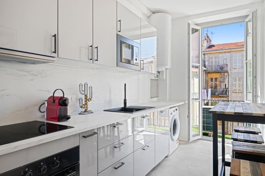 Appartement F3, 2 Chambres, 80M2 Nice Exteriör bild